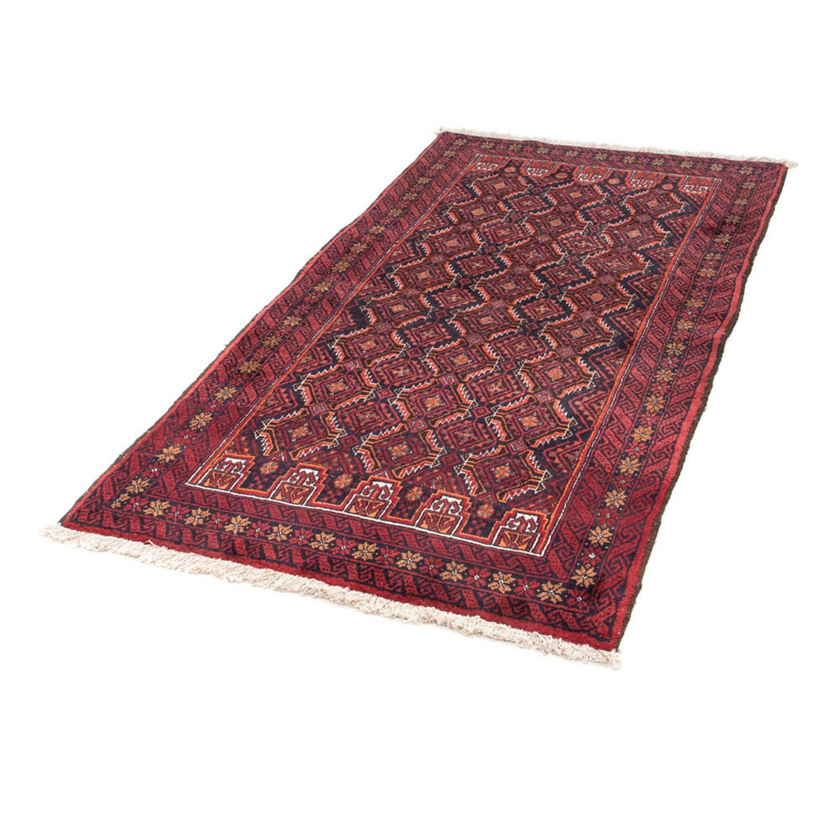 Loper Baluch tapijt - 170 x 94 cm - rood