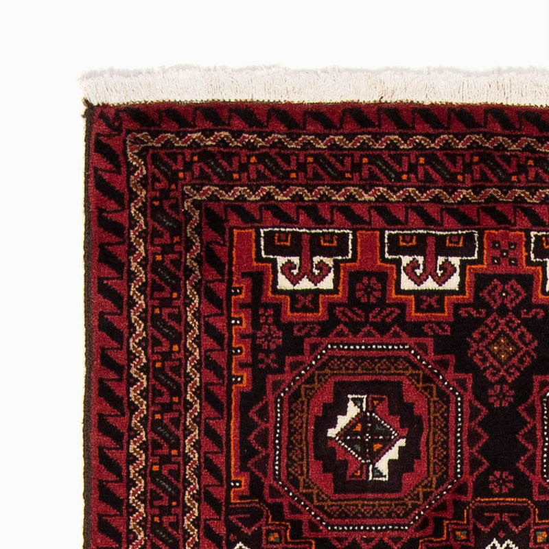 Loper Baluch tapijt - 193 x 102 cm - donkerrood
