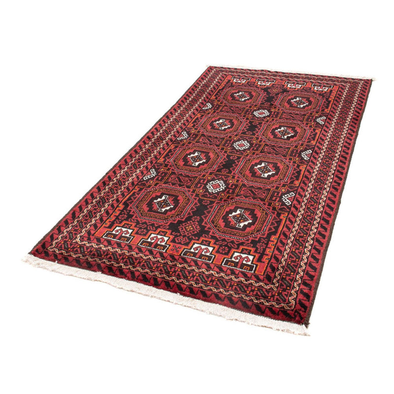 Loper Baluch tapijt - 193 x 102 cm - donkerrood