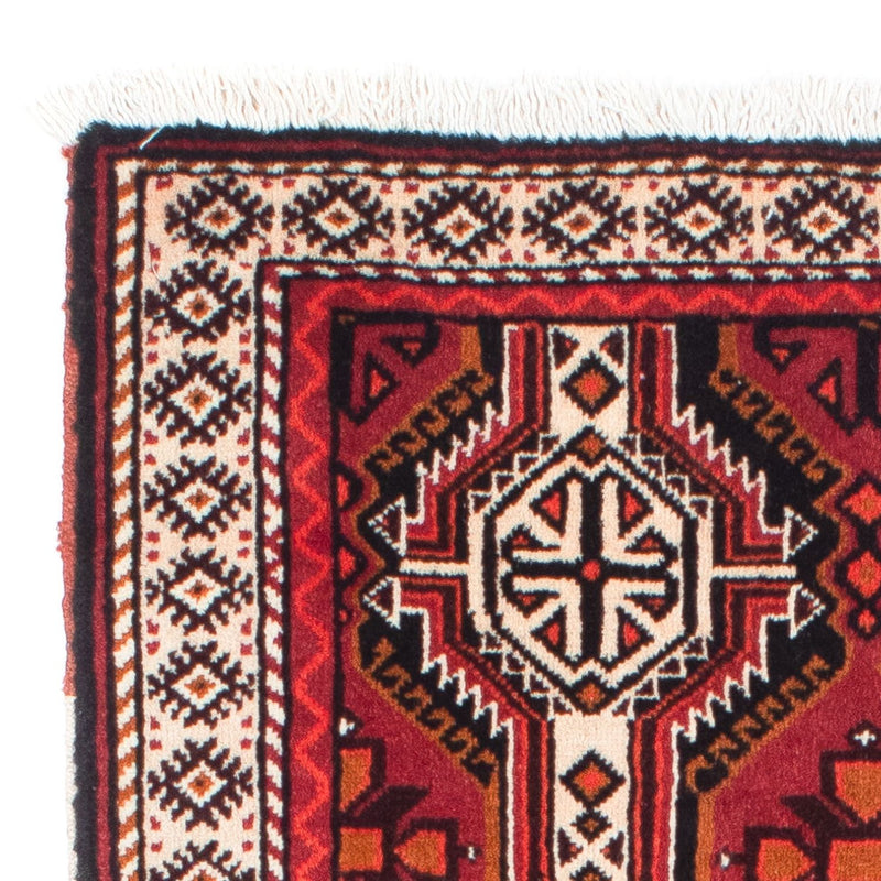 Loper Baluch tapijt - 164 x 76 cm - donkerrood