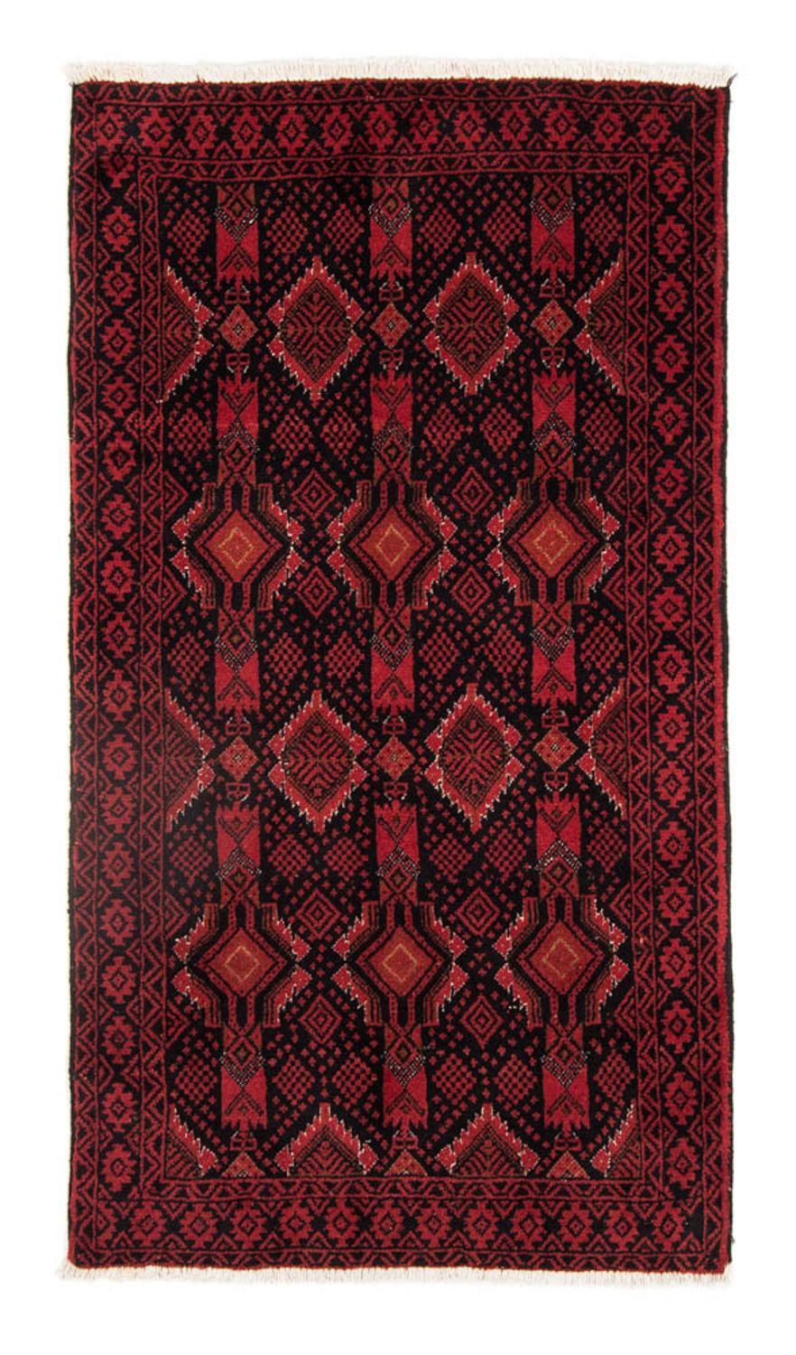Loper Baluch tapijt - 182 x 102 cm - donkerrood