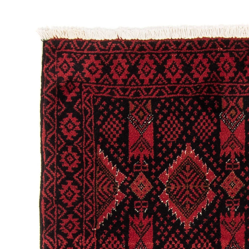 Loper Baluch tapijt - 182 x 102 cm - donkerrood