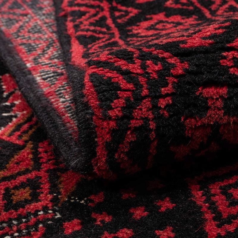Loper Baluch tapijt - 182 x 102 cm - donkerrood