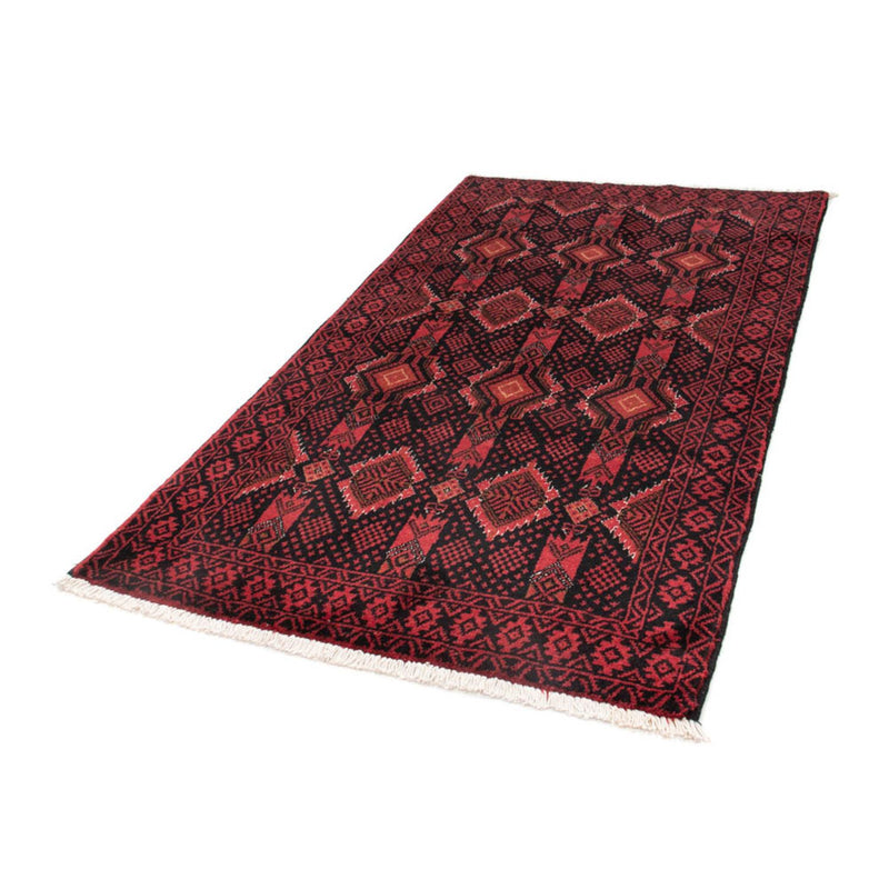 Loper Baluch tapijt - 182 x 102 cm - donkerrood
