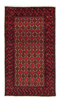Loper Baluch tapijt - 186 x 104 cm - rood