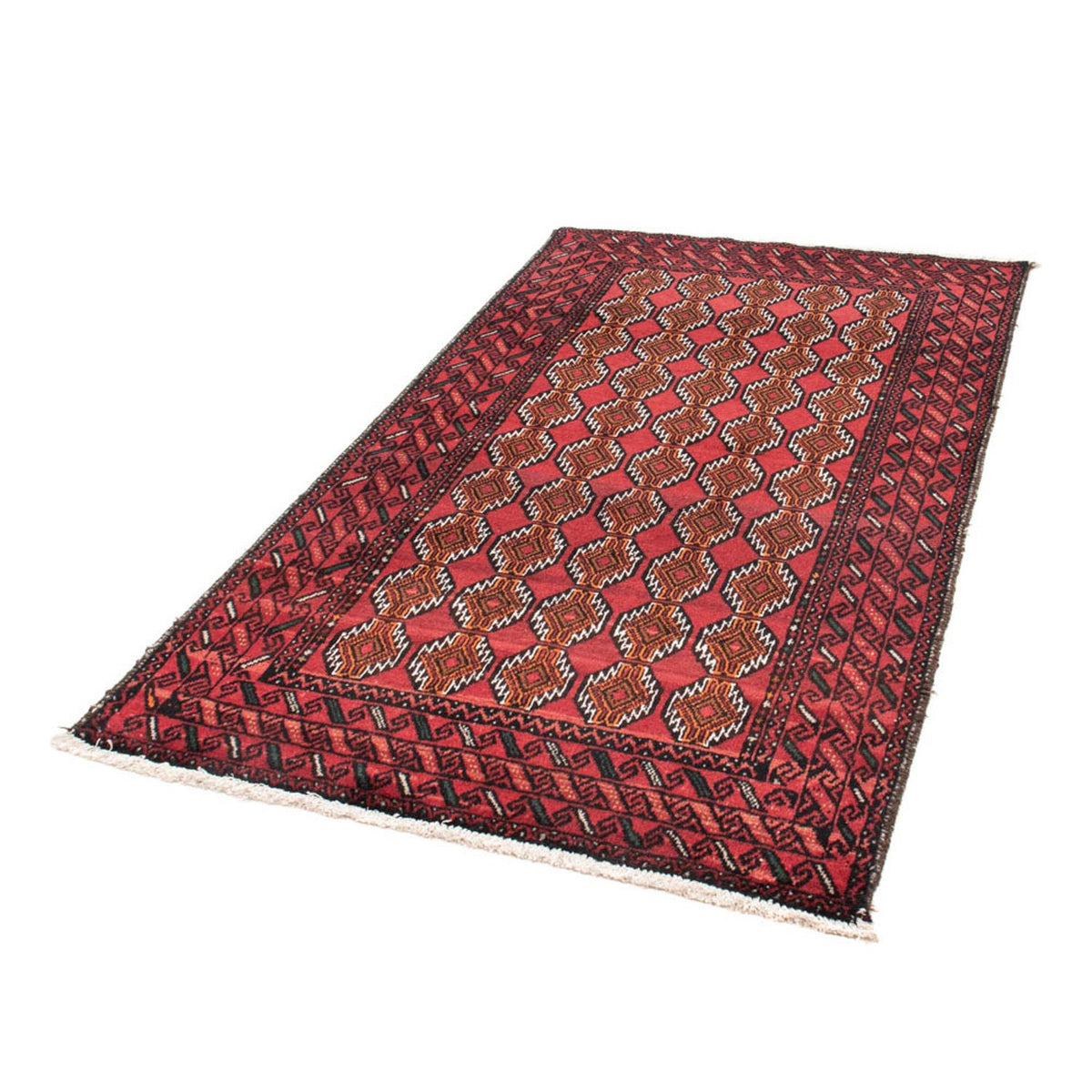 Loper Baluch tapijt - 186 x 104 cm - rood