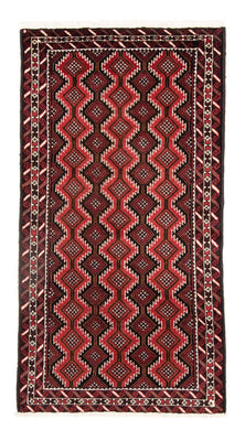 Loper Baluch tapijt - 199 x 107 cm - rood