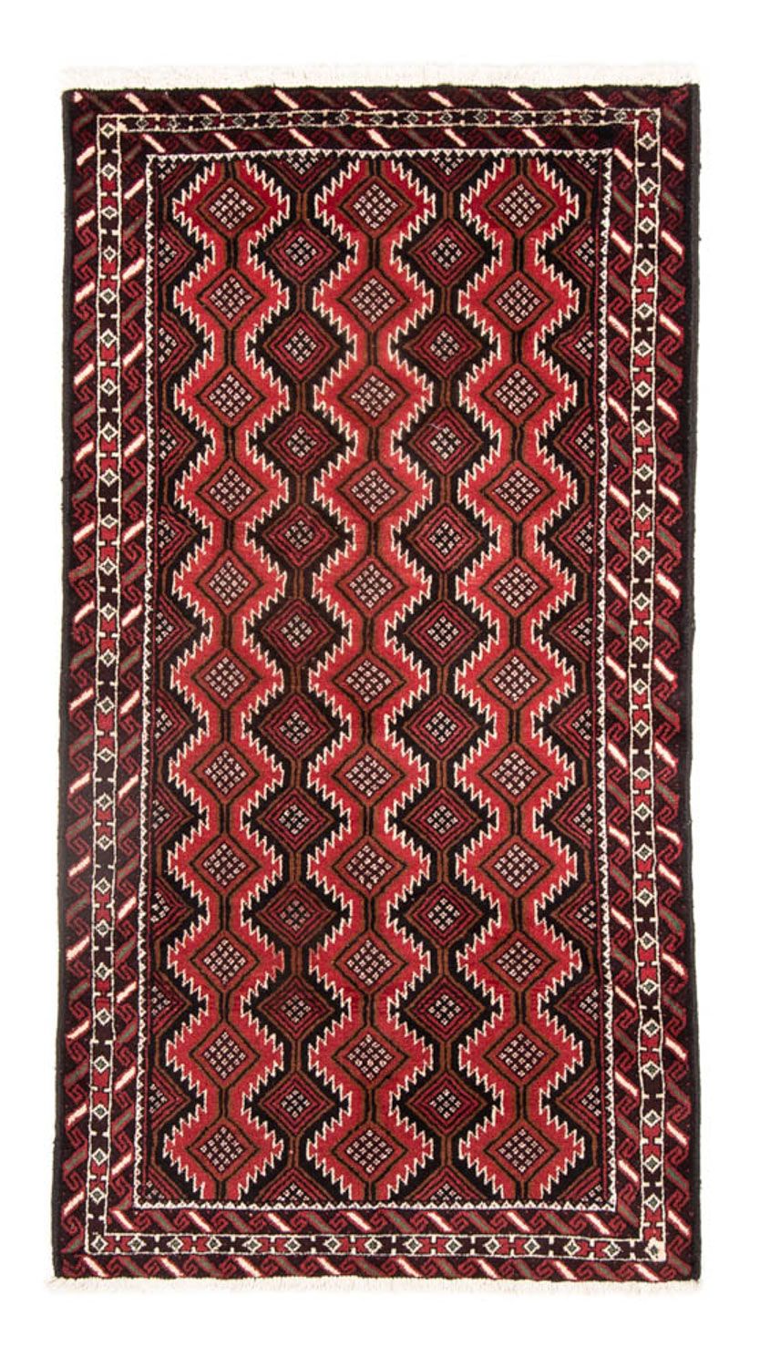 Loper Baluch tapijt - 199 x 107 cm - rood