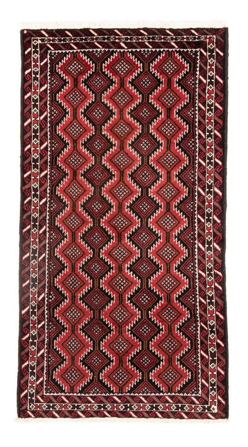 Loper Baluch tapijt - 199 x 107 cm - rood