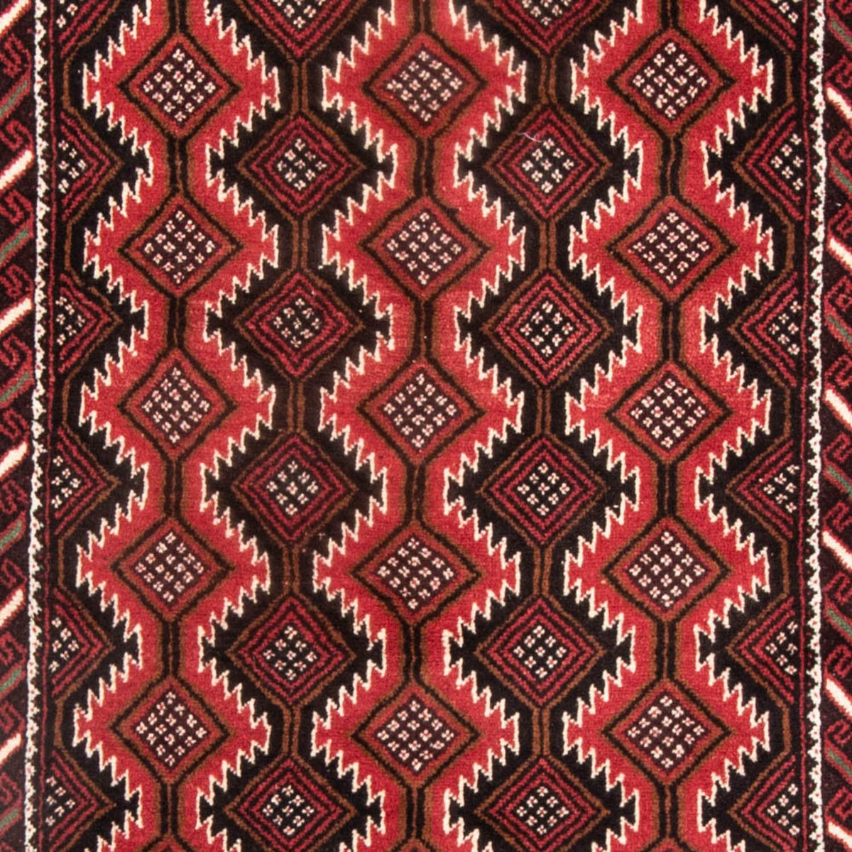 Loper Baluch tapijt - 199 x 107 cm - rood