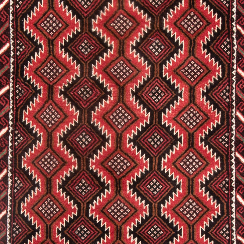 Loper Baluch tapijt - 199 x 107 cm - rood