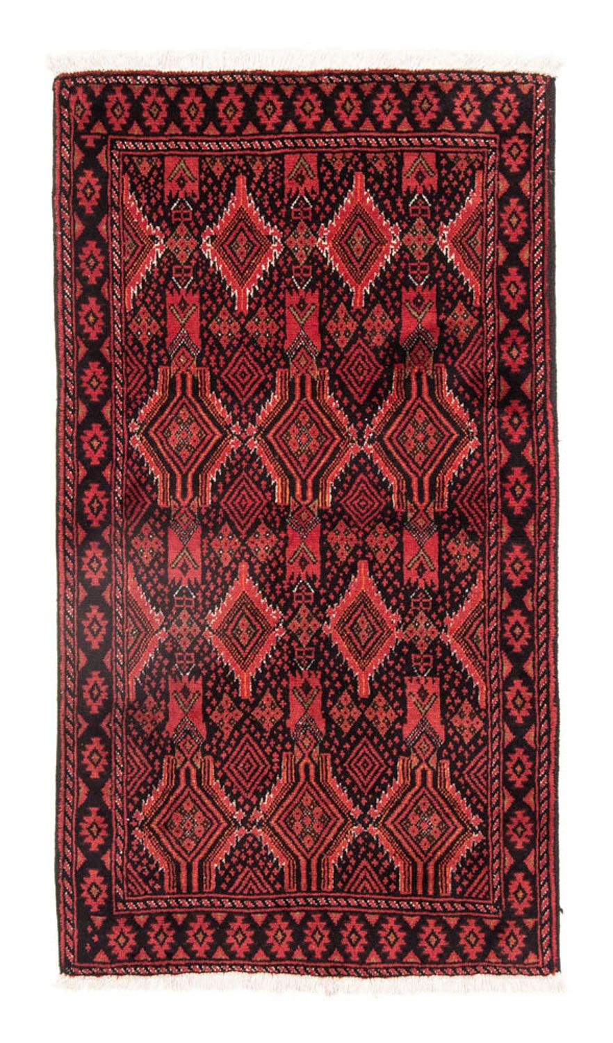 Loper Baluch tapijt - 189 x 104 cm - rood