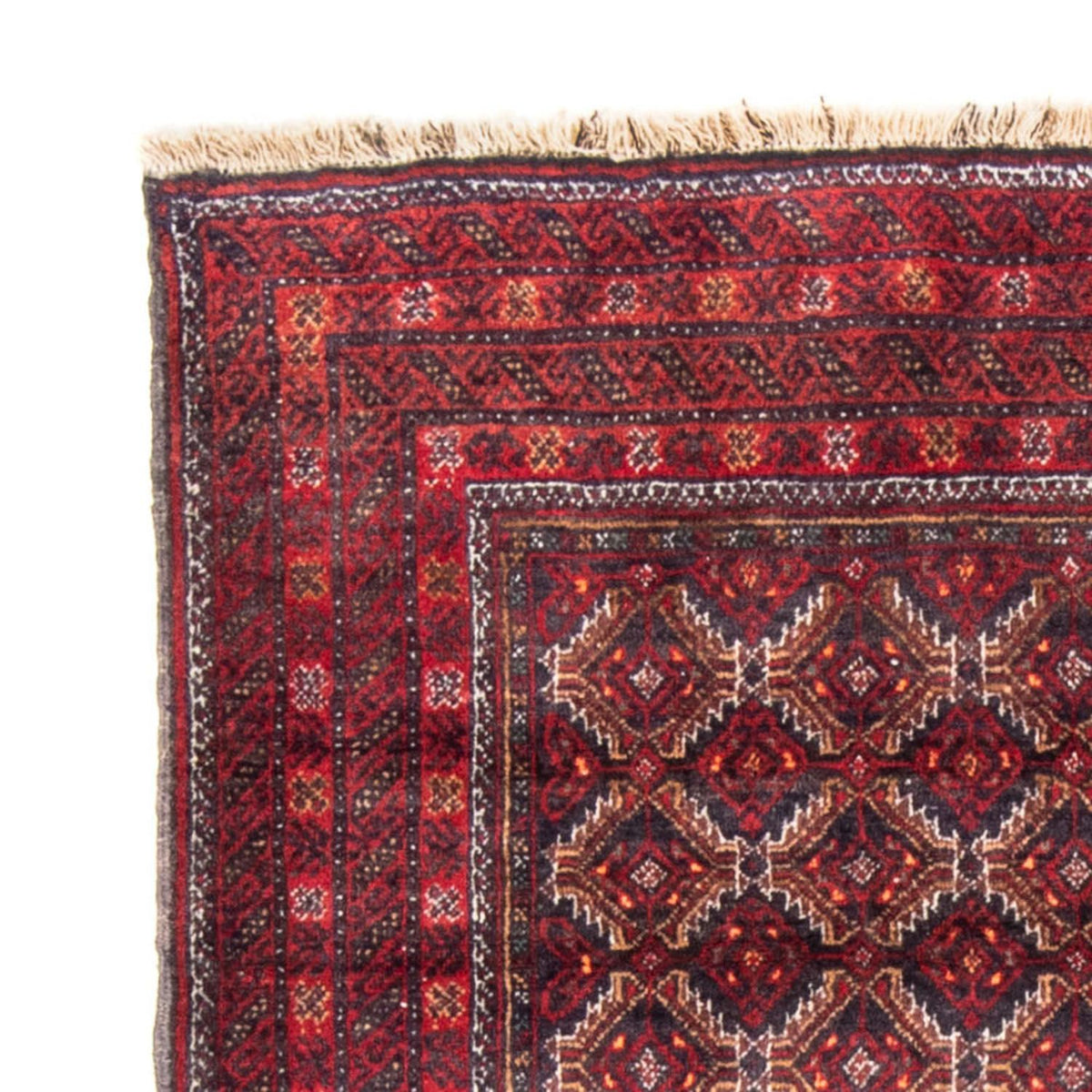 Loper Baluch tapijt - 206 x 107 cm - rood