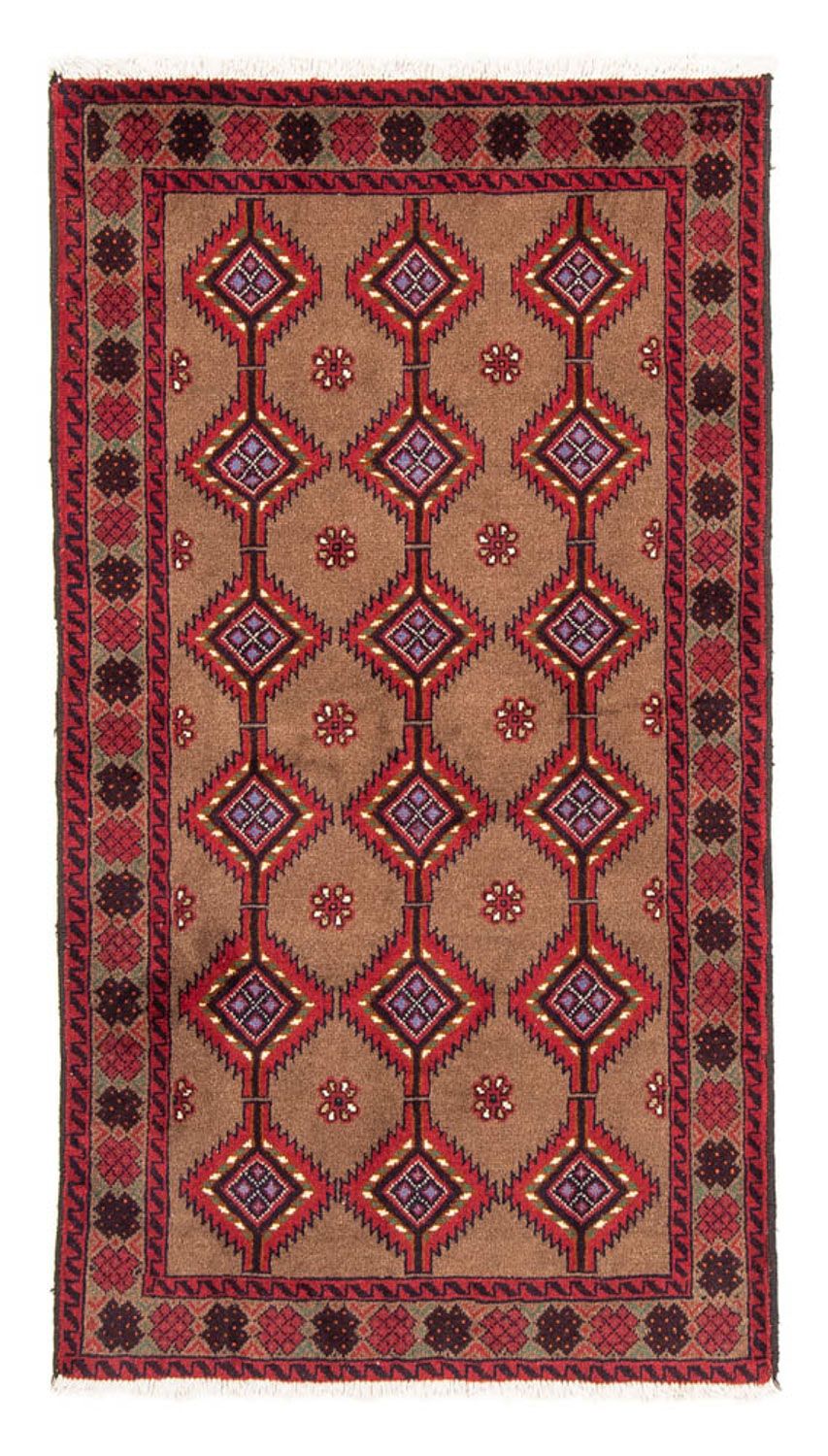 Loper Baluch tapijt - 179 x 101 cm - rood