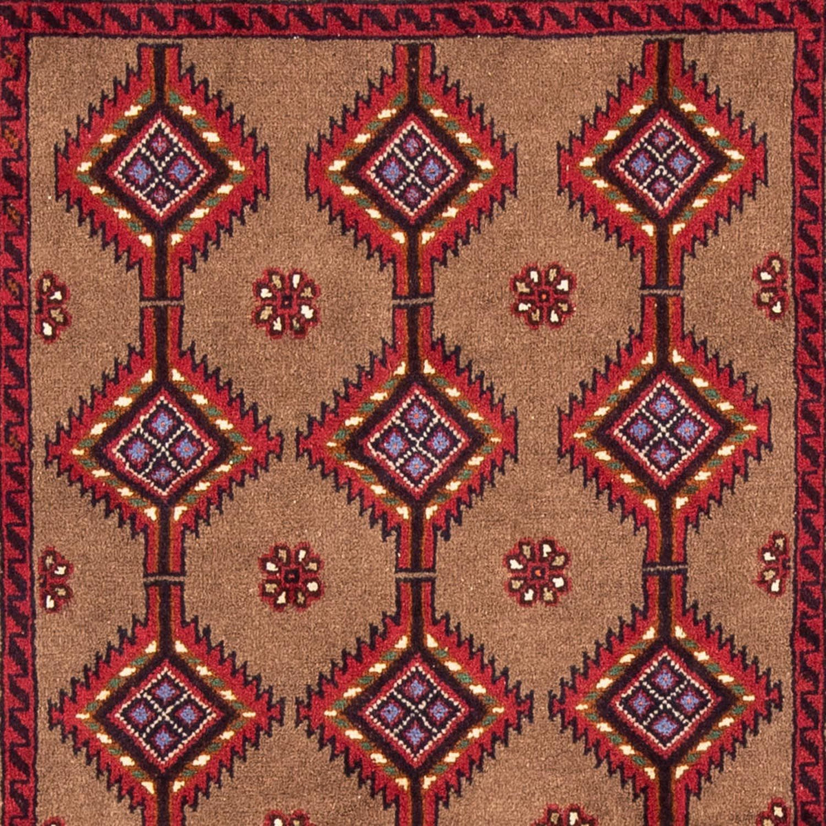 Loper Baluch tapijt - 179 x 101 cm - rood