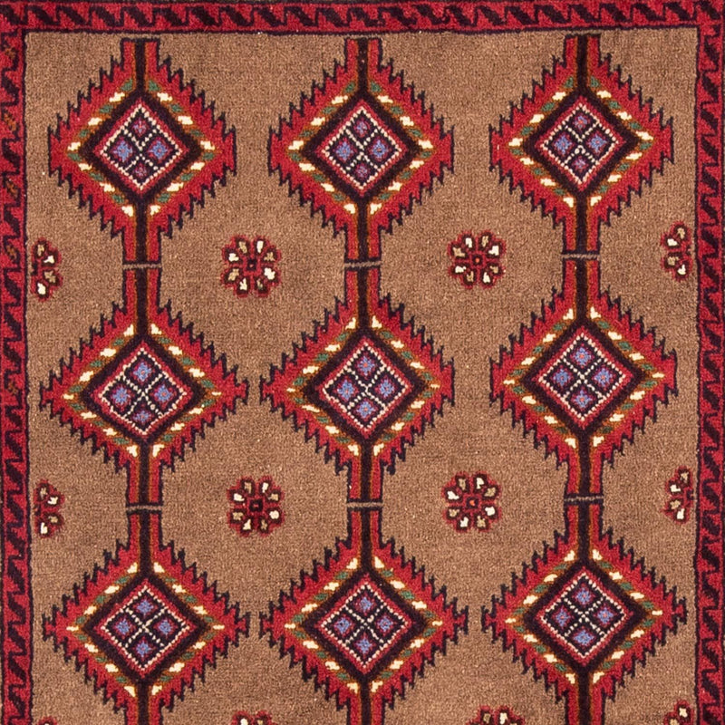 Loper Baluch tapijt - 179 x 101 cm - rood