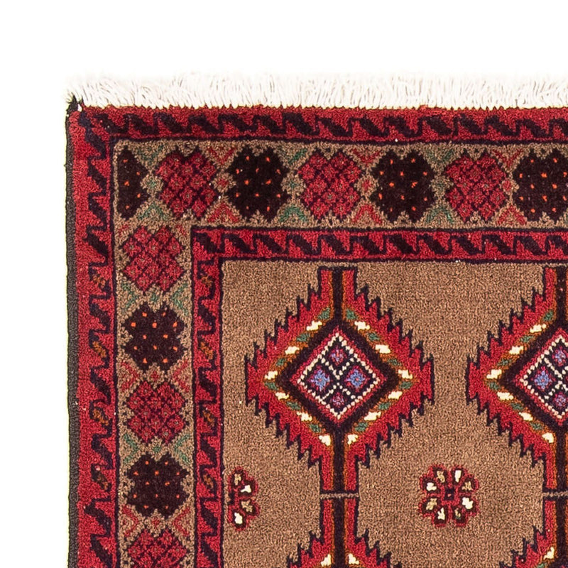 Loper Baluch tapijt - 179 x 101 cm - rood