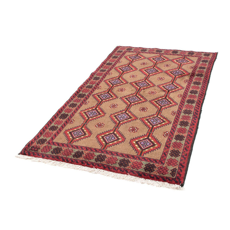 Loper Baluch tapijt - 179 x 101 cm - rood