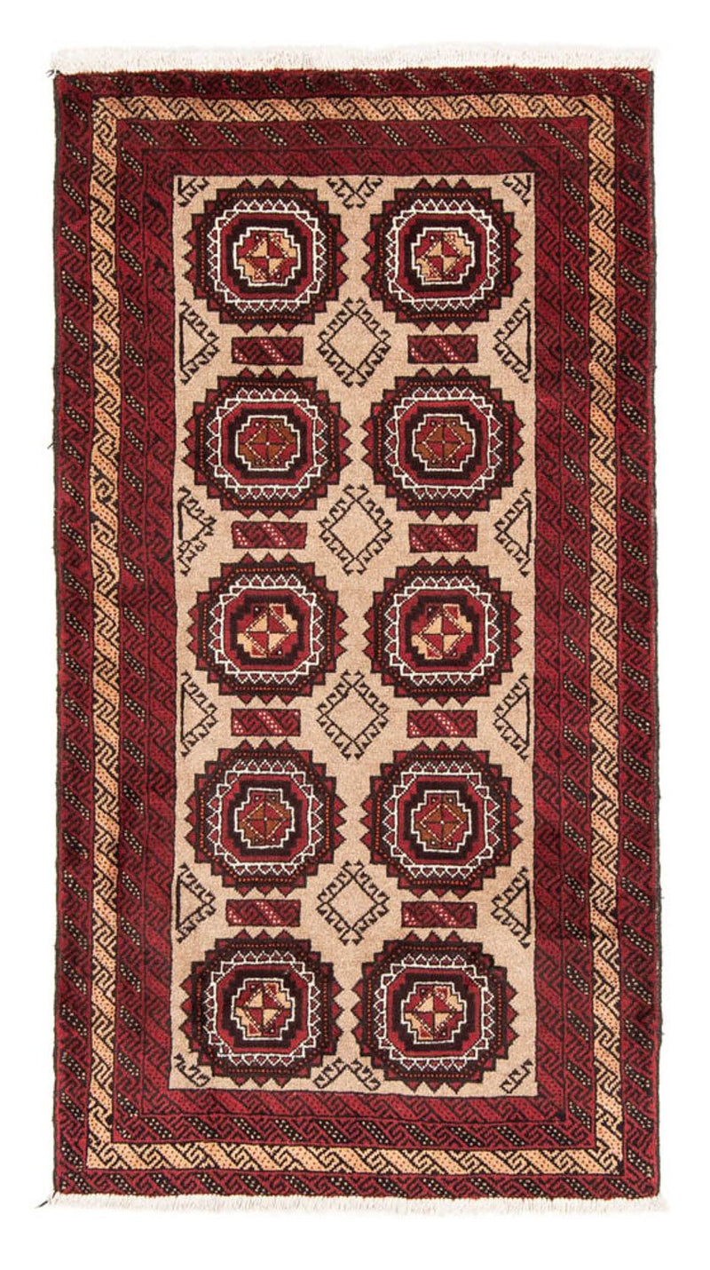 Loper Baluch tapijt - 195 x 104 cm - beige
