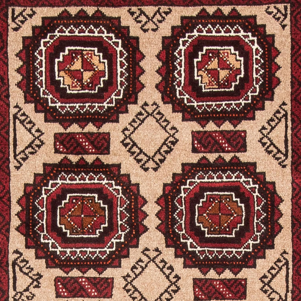 Loper Baluch tapijt - 195 x 104 cm - beige
