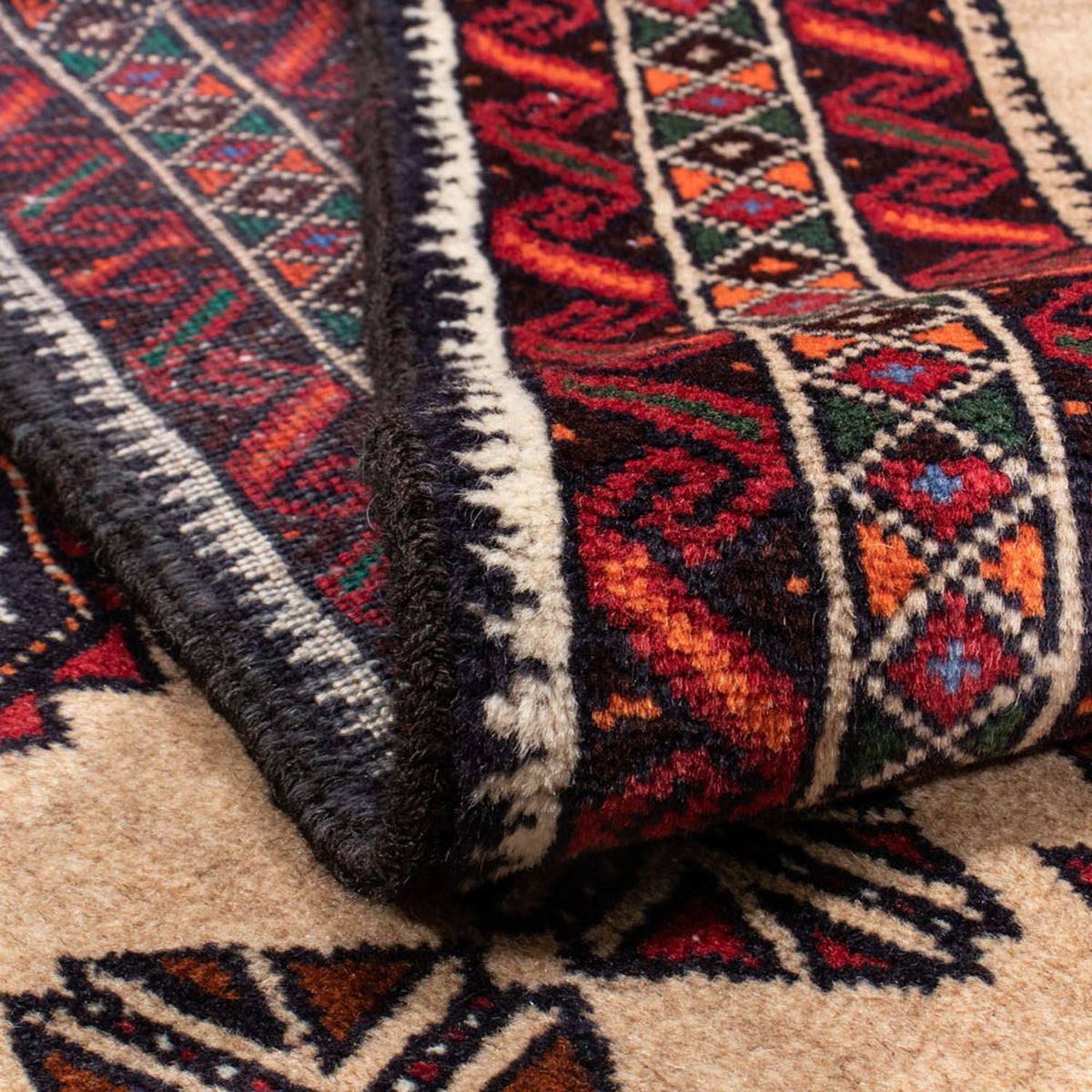 Baluch tapijt - 189 x 108 cm - beige