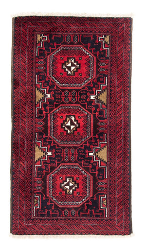 Loper Baluch tapijt - 175 x 95 cm - donkerrood