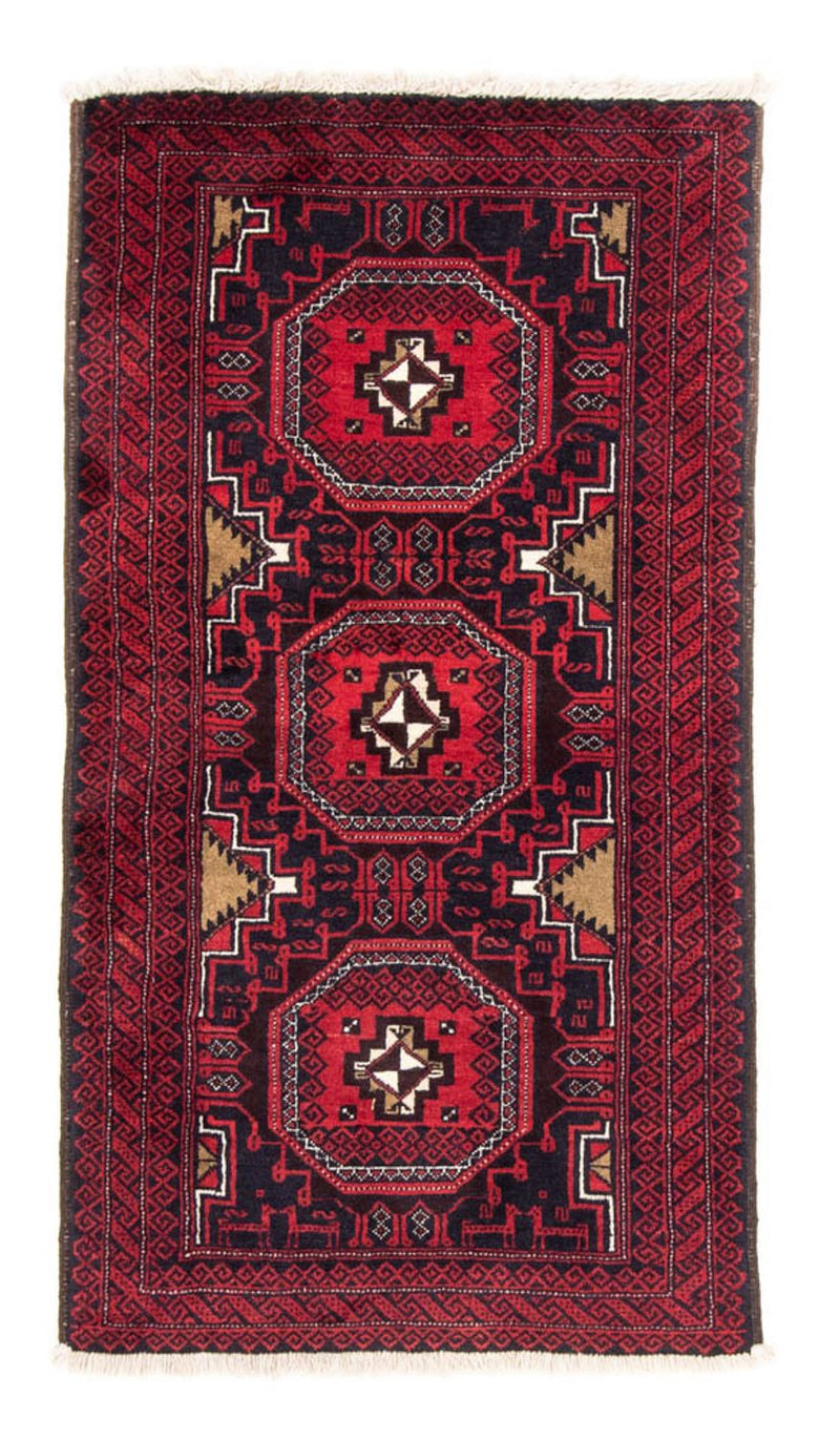 Loper Baluch tapijt - 175 x 95 cm - donkerrood