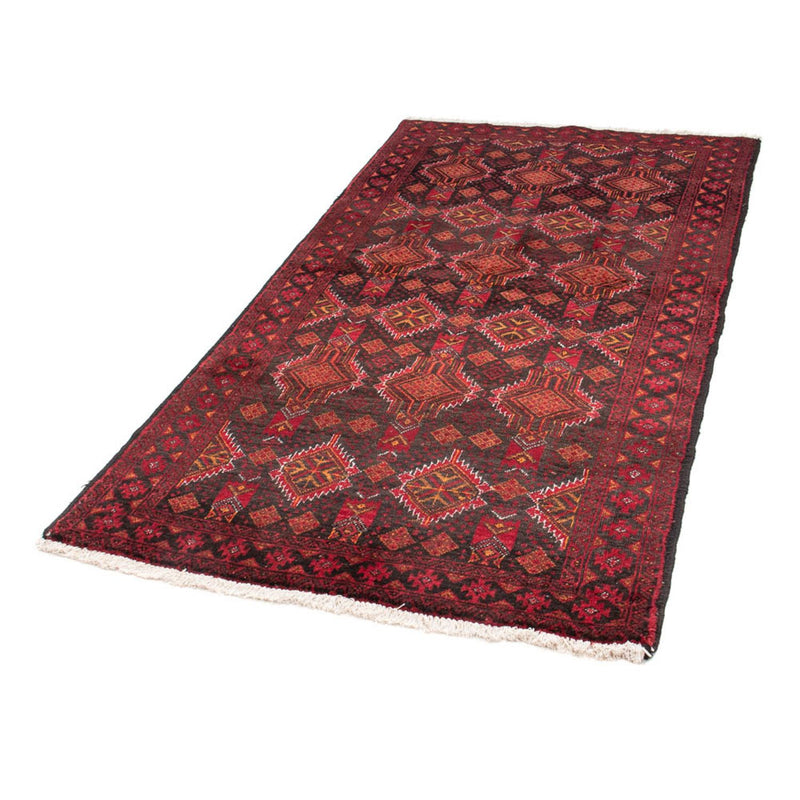 Loper Baluch tapijt - 194 x 105 cm - rood