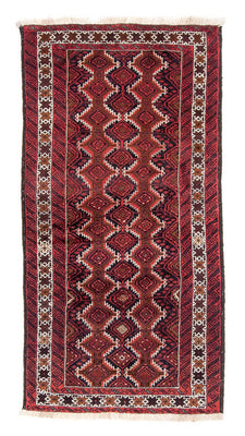 Loper Baluch tapijt - 189 x 97 cm - rood