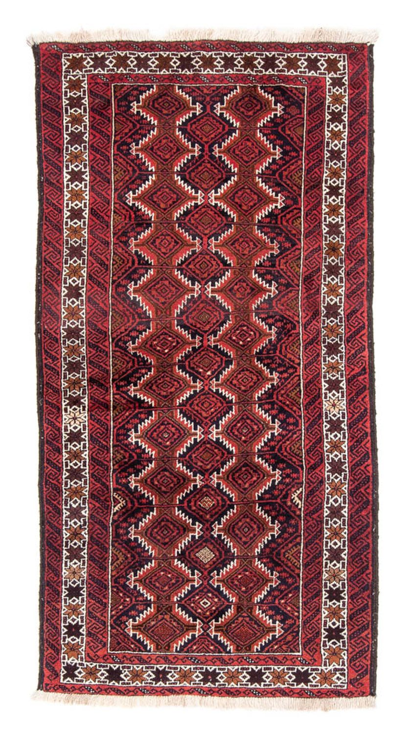 Loper Baluch tapijt - 189 x 97 cm - rood