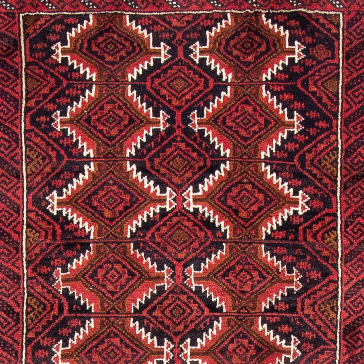 Loper Baluch tapijt - 189 x 97 cm - rood