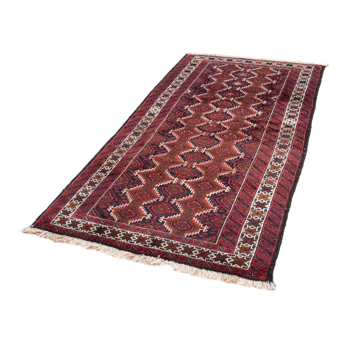 Loper Baluch tapijt - 189 x 97 cm - rood