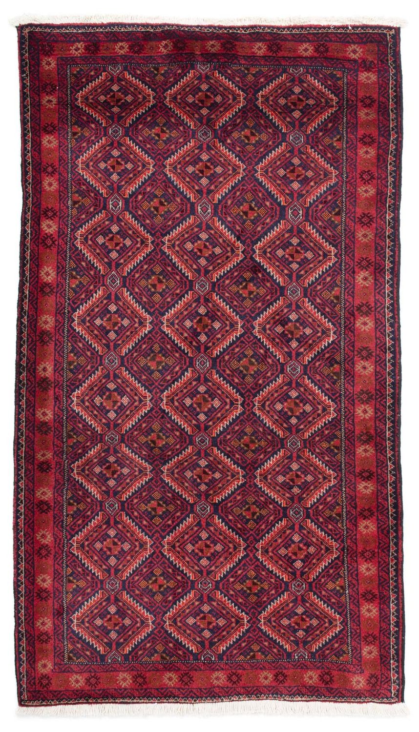 Loper Baluch tapijt - 174 x 99 cm - donkerrood