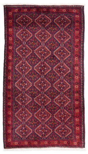 Loper Baluch tapijt - 174 x 99 cm - donkerrood