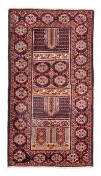 Loper Baluch tapijt - 201 x 111 cm - veelkleurig