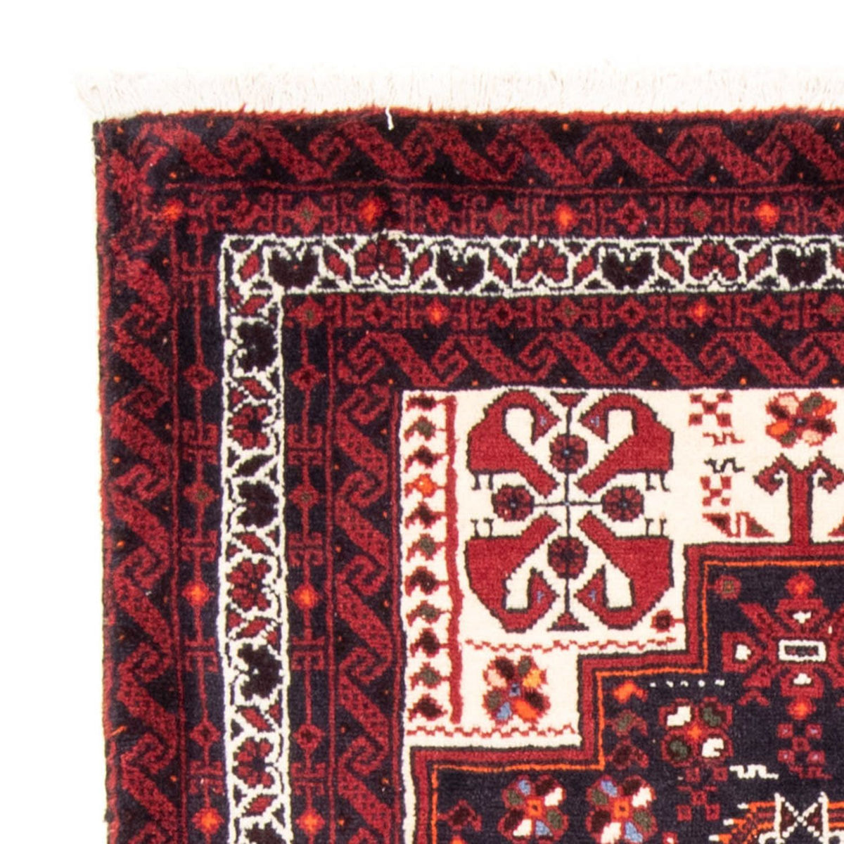 Loper Baluch tapijt - 194 x 110 cm - rood