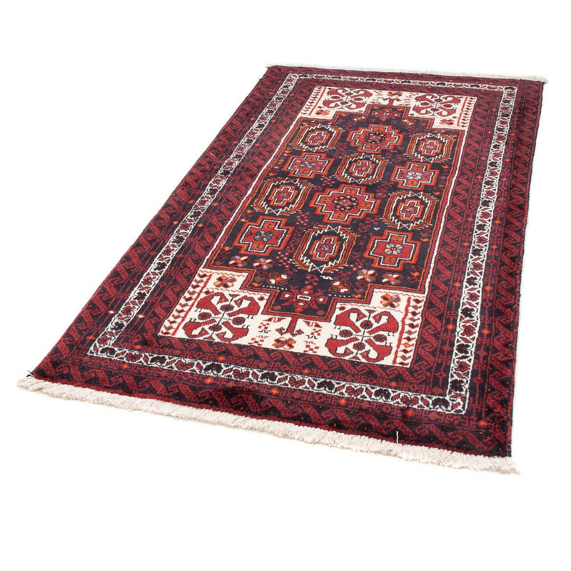 Loper Baluch tapijt - 194 x 110 cm - rood