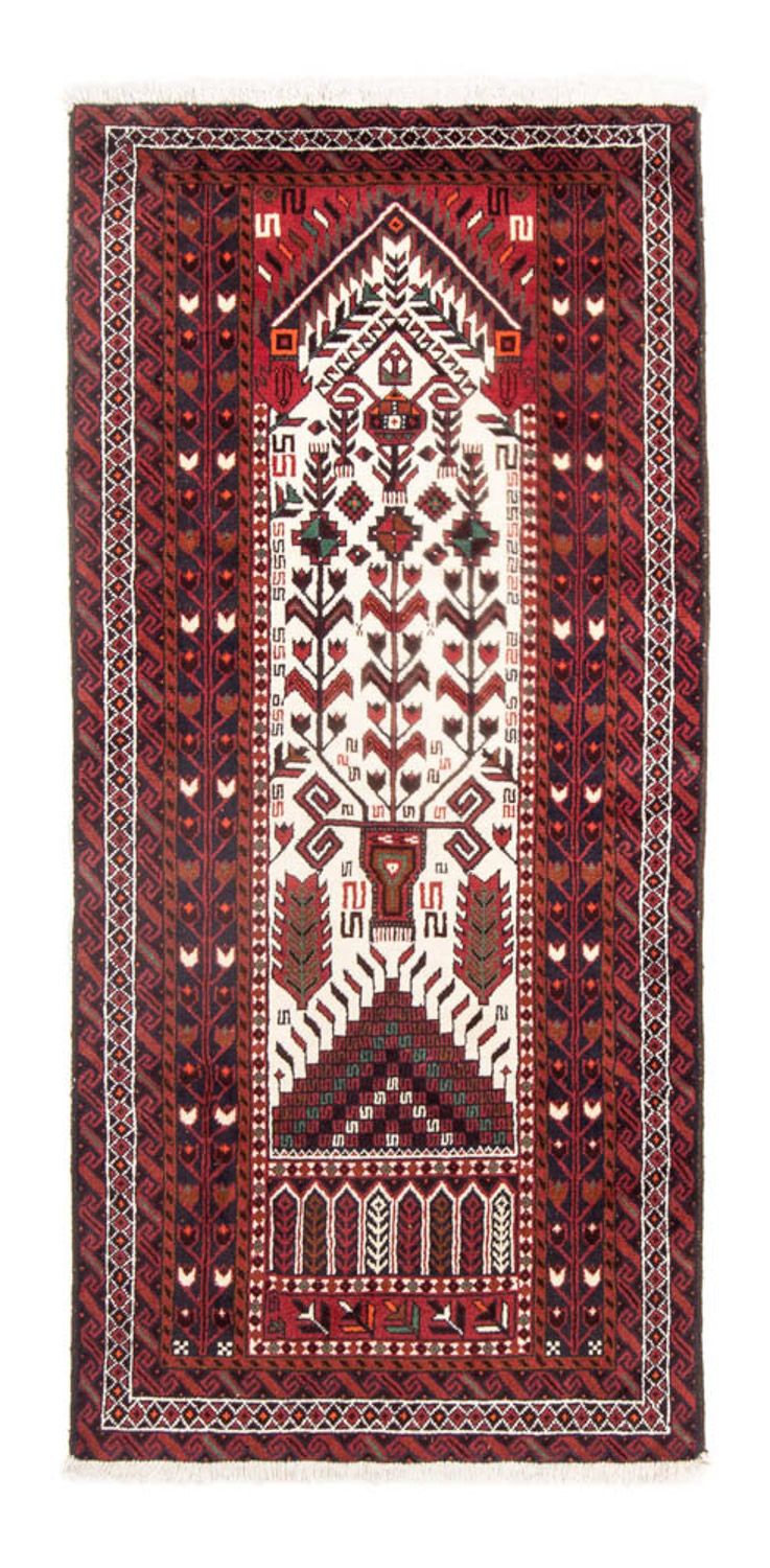 Loper Baluch tapijt - 197 x 100 cm - beige