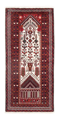 Loper Baluch tapijt - 197 x 100 cm - beige