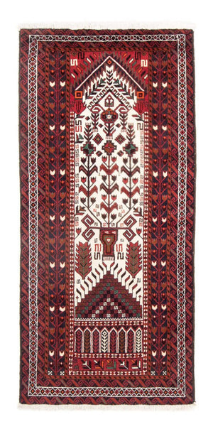 Loper Baluch tapijt - 197 x 100 cm - beige