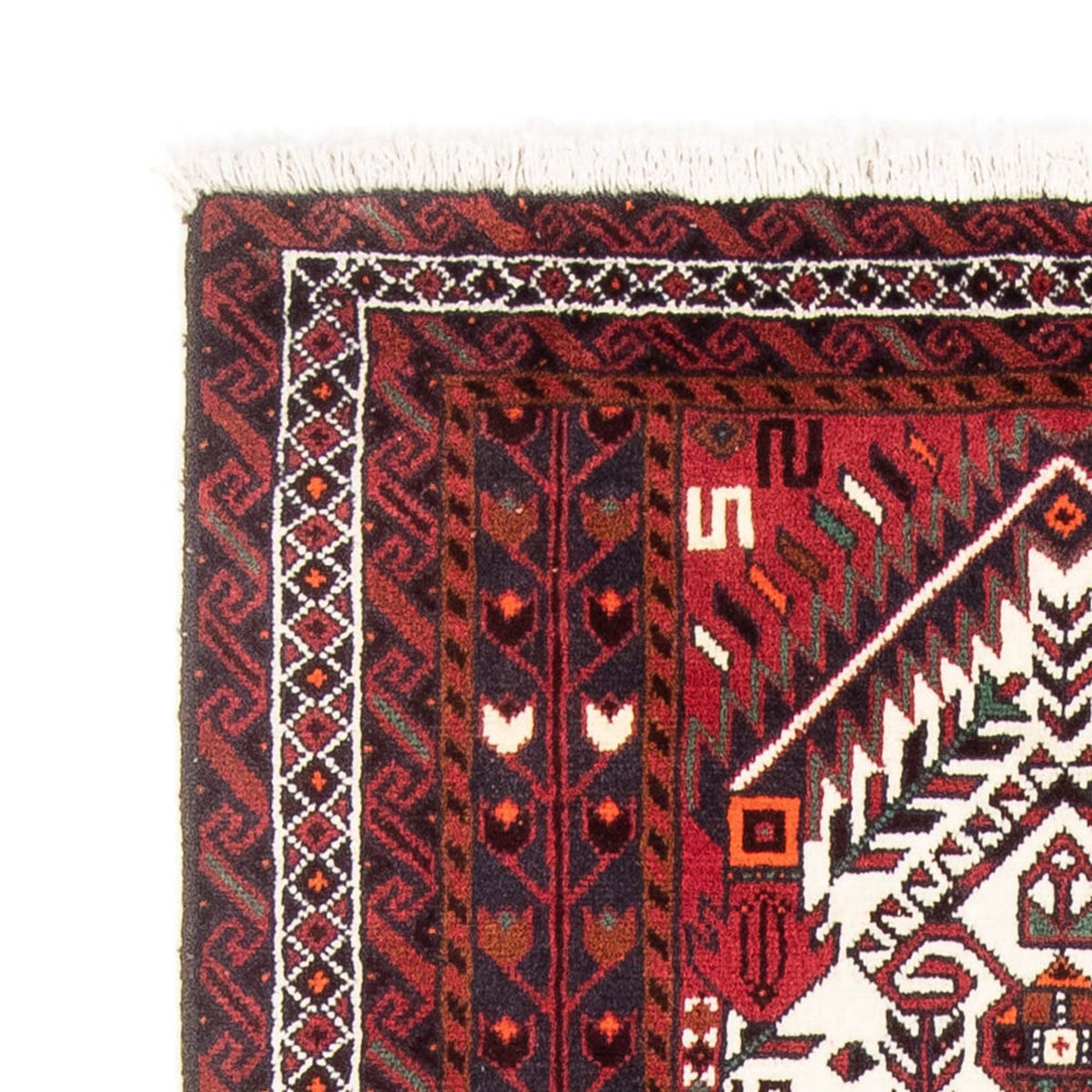 Loper Baluch tapijt - 197 x 100 cm - beige