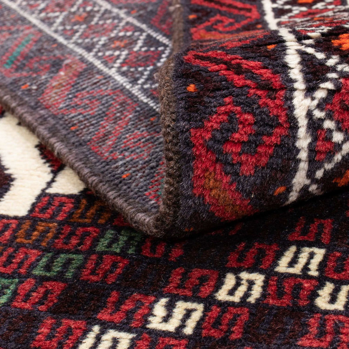 Loper Baluch tapijt - 197 x 100 cm - beige