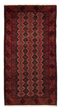 Loper Baluch tapijt - 219 x 110 cm - donkerrood