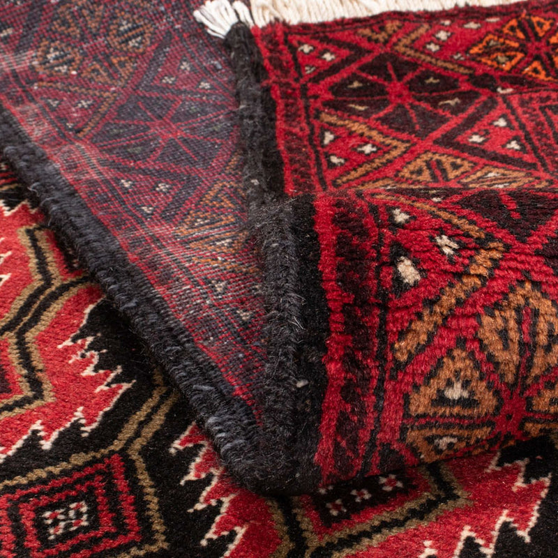 Loper Baluch tapijt - 219 x 110 cm - donkerrood