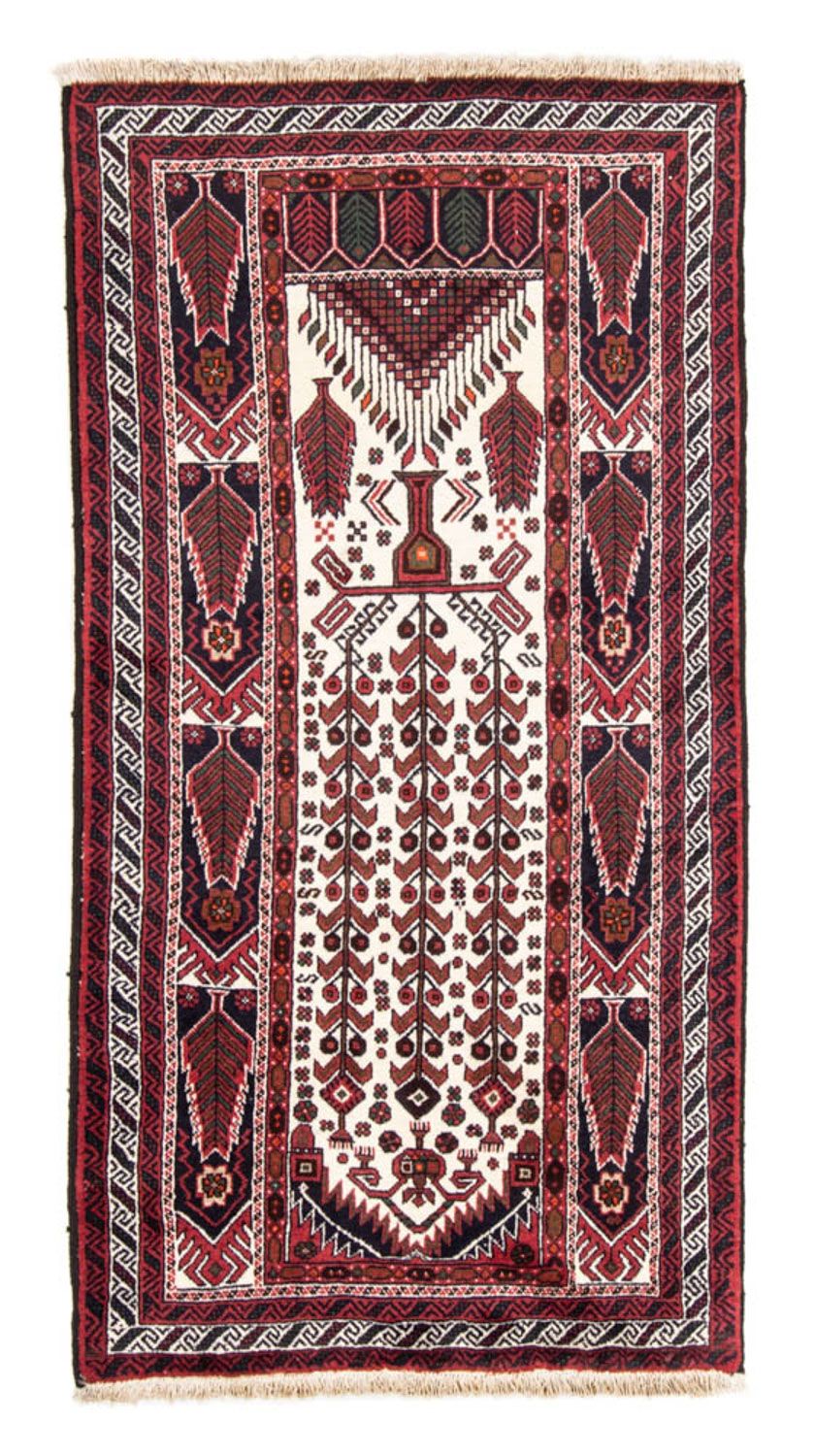 Loper Baluch tapijt - 191 x 101 cm - rood