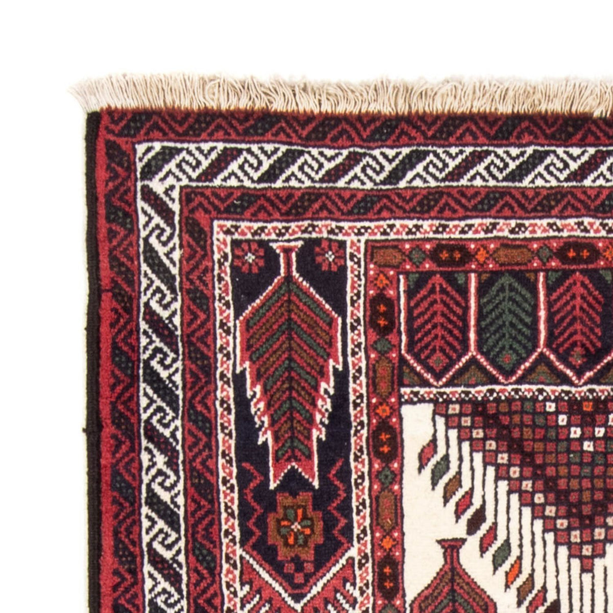 Loper Baluch tapijt - 191 x 101 cm - rood