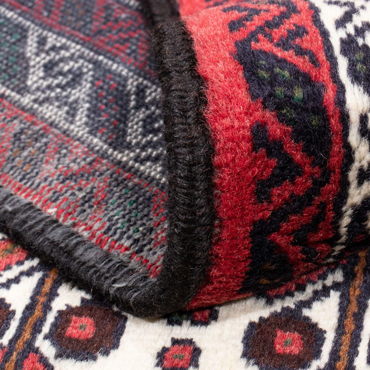 Loper Baluch tapijt - 191 x 101 cm - rood