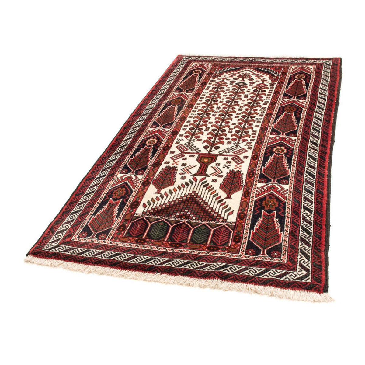 Loper Baluch tapijt - 191 x 101 cm - rood