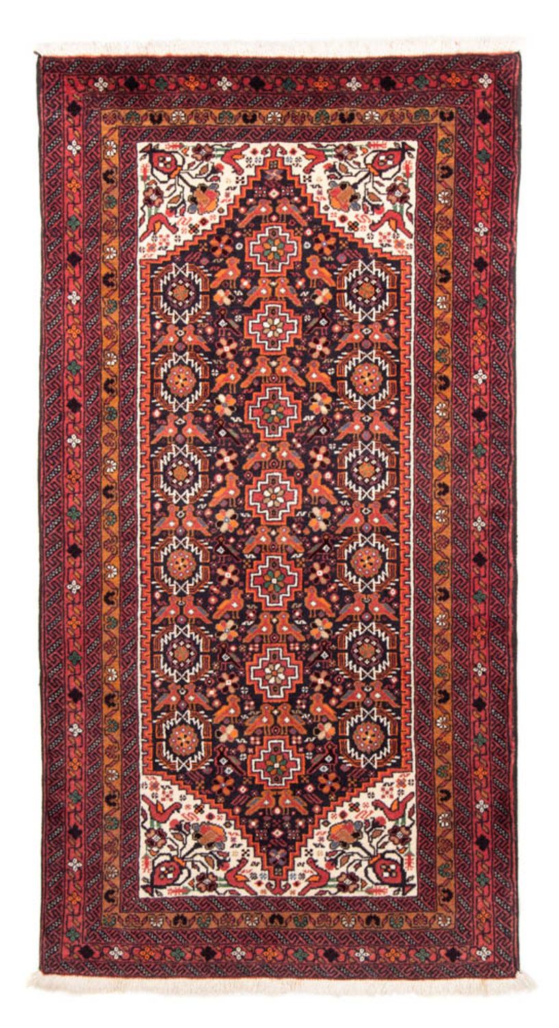 Loper Baluch tapijt - 210 x 106 cm - rood