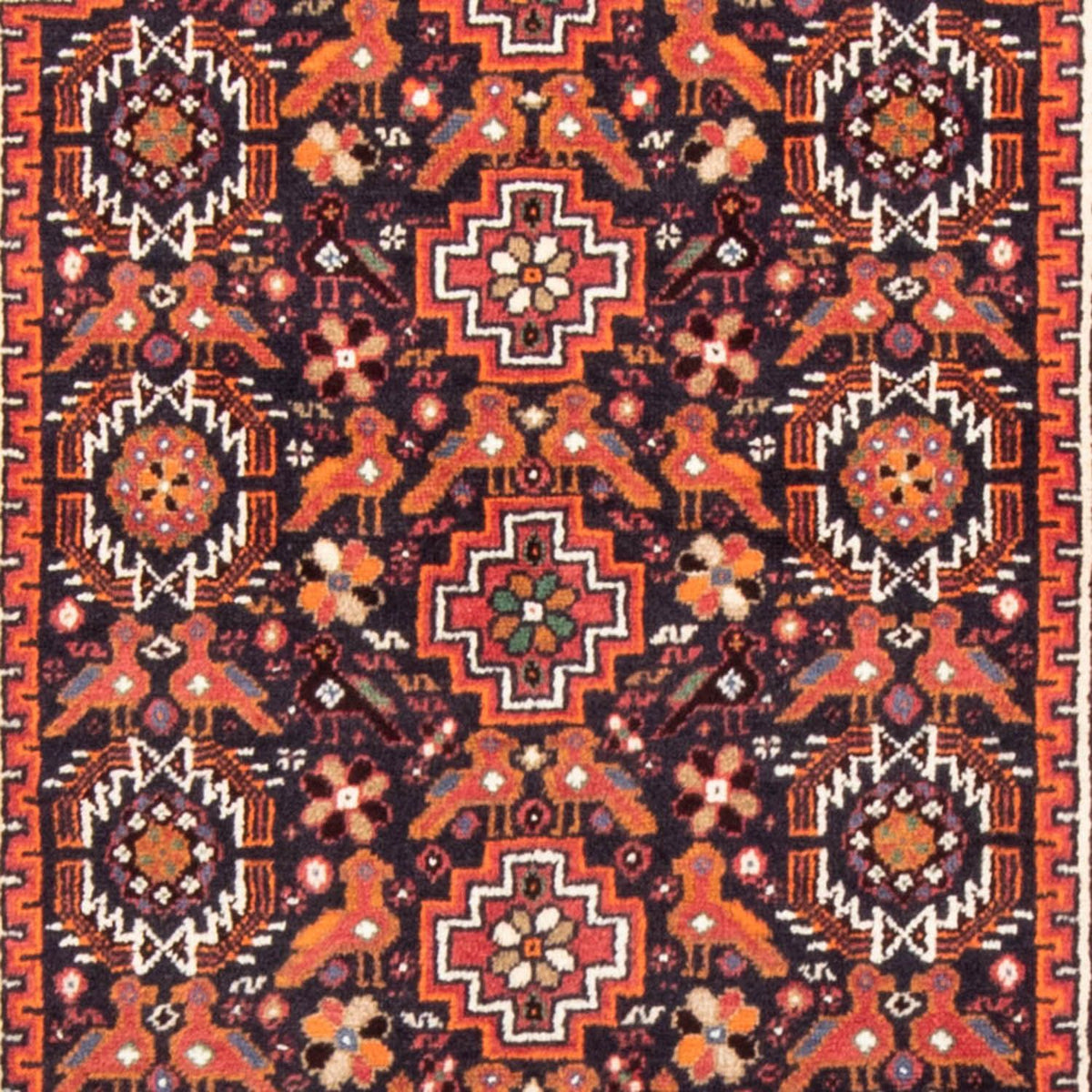 Loper Baluch tapijt - 210 x 106 cm - rood
